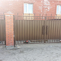 Сварные ворота в Искитиме от компании Ареан-Сибирь